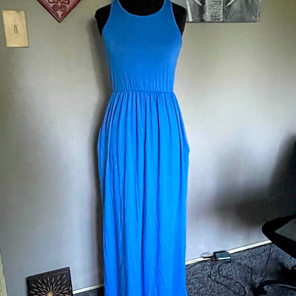 Boutique Maxi Dress w/Pockets Size Medium